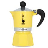 Bialetti Rainbow Sarı 6 Cup Moka Pot
