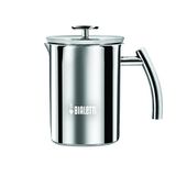 Bialetti - Süt Köpürtücü - 330mL - Paslanmaz Çelik Gövde ve Kapak - Çift Diskli Çırpıcı Kapak - Tüm Ocak Türleri İçin Uygun (İndüksiyon Dahil) - Bulaşık Makinesinde Yıkanabilir