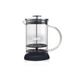 Bialetti Süt Köpürtücü Cappuccino Yapıcı 330 ml Cam Manuel Latte Art Köpük Makinesi