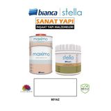 Bianca Stella 4-6 M2 Boyama Seti ( 500Ml Boya+ 500Ml Maximo Parlak) Beyaz