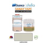 Bianca Stella 4-6 M2 Boyama Seti ( 500Ml Boya+ 500Ml Maximo Parlak) Cappuccino