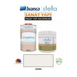 Bianca Stella 4-6 M2 Boyama Seti ( 500Ml Boya+ 500Ml Maximo Parlak) Sahra