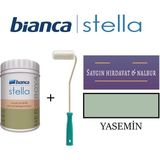Bianca Stella Akrilik Boya + Dekor Kadife Rulo - Yasemin - 1 Litre