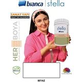 Bianca Stella Beyaz Su Bazlı Boya Parlak Özellikli İç Cephe Dönüşüm için Fayans-Mermer-Tezgah-Kapı-Dolap
