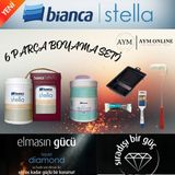 Bianca Stella Diamond 6 Parça Boyama Seti (Ekstra Koruma Elmas Kadar Güçlü) - Kepenek