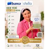 Bianca Stella Küf Yeşili 2 L (2 × 1 L) Su Bazlı Parlak Akrilik Dönüşüm Boyası