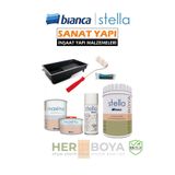 Bianca Stella Set 1lt Yeni Nesil Dönüşüm Boyası Siyah - Dolap-fayans-cam-plastik-ahşap-duvar