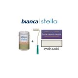 Bianca Stella Su Bazlı Akrilik Boya 0,5 Lt + Dekor Kadife Parmak Rulo Paris Grisi