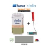 Bianca Stella Su Bazlı Akrilik (Boya+ Saplı Dekor Kadife Rulo)