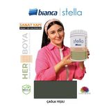 Bianca Stella Su Bazlı Boya 0,5 Lt Fayans-Mermer-Tezgah-Kapı-Dolap-İç Cephe-Dönüşüm-Mutfak-Banyo-Plastik-Ahşap Çağla Yeşili