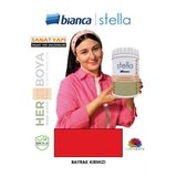 Bianca Stella Su Bazlı Boya 1 Lt Fayans-Mermer-Tezgah-Kapı-Dolap-İç Cephe-Dönüşüm-Mutfak-Banyo-Plastik-Ahşap Bayrak Kırmızı