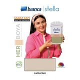 Bianca Stella Su Bazlı Boya 1 Lt Fayans-Mermer-Tezgah-Kapı-Dolap-İç Cephe-Dönüşüm-Mutfak-Banyo-Plastik-Ahşap Cappuccino