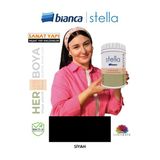 Bianca Stella Su Bazlı Boya 1 Lt Fayans-Mermer-Tezgah-Kapı-Dolap-İç Cephe-Dönüşüm-Mutfak-Banyo-Plastik-Ahşap Siyah