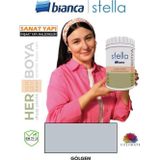 Bianca Stella Su Bazlı Boya Fayans-Mermer-Tezgah-Kapı-Dolap-İç Cephe-Dönüşüm-Mutfak-Banyo-Plastik-Ahşap Gölgem 1 Litre