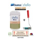 Bianca Stella Su Bazlı Saf Akrilik Açık Fildişi Boya Ve Dekor Kadife Rulo Açık Fildişi