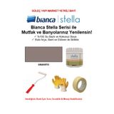 Bianca Stella Su Bazlı Saf Akrilik BOYA ( 0,5Lt Boya + Rulo fırça, Kağıt Bant ve Eldiven İle Birlikte)