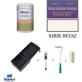 Bianca Stella Yeni Nesil Dönüşüm Boyası Dolap Boyama Seti - KırıkBeyaz - 1 Lt