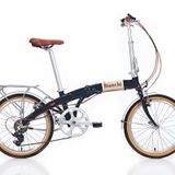 Bianchi 20 Jant New Vintage Folding 290H 7S Tourney Black Glossy Katlanabilir Bisiklet
