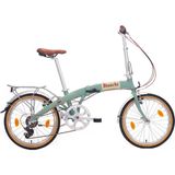 Bianchi Folding New Vintage Katlanabilir Bisiklet 20 Jant 7 Vites Erkek Retro Tasarım Celeste Renk