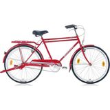 Bianchi Milano 540H 1 Vites Kırmızı-Gri-Siyah 26 inç Erkek Şehir Bisikleti - Kırmızı - Siyah