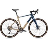 Bianchi New Carbon All Road Disc Arcadex Grx 600 Yol & Yarış Bisikleti (Altın / Mavi) S Beden - Koyu Mavi