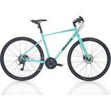 Bianchi Nırone7 Dısc Erkek Şehir Bisikleti 470H Hd 28 Jant 24 Vites Flatbar Acera ATD500 Celeste Dark Graphıte - Turkuaz