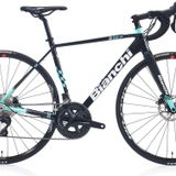 Bianchi R0013-D Hidrolik Disk Yol Bisikleti 2025 Model Shimano 105 Siyah Celeste-50CM