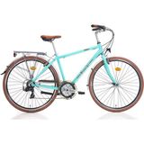 Bianchi Rubino Gent V Fren 21 Vites 28 Jant Şehir Bisikleti Lk Celeste 47 Kadro - 47 cm