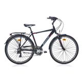 Bianchi Travel 504 V 28 Jant 21 Vites Siyah-Turkuaz-Gri Erkek Şehir Bisikleti