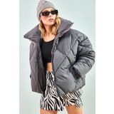 Bianco Lucci 10191065 Oversize Şişme Kadın Mont