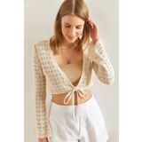 Bianco Lucci 40831044 Ajurlu Bolero Kadın Bluz