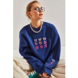 Bianco Lucci 40951011 Üç İplik Şardonlu Kadın Sweatshirt