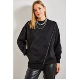 Bianco Lucci 40971007 Üç İplik Şardonlu Kadın Sweatshirt