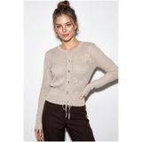 Bianco Lucci Kadın Belden Bağlamalı Ajurlu İnce Hırka TH261020 60286221