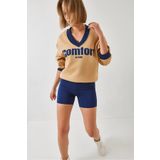 Bianco Lucci Kadın Comfort Baskılı Sweatshirt 60261019