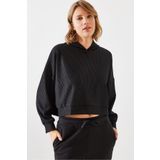 Bianco Lucci Kadın Fitilli Sweatshirt MBMS004 60501004
