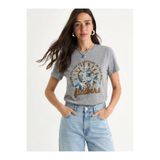 Bianco Lucci Kadın Kabartma Çiçek Aplikeli Yazı Baskılı Basic T-Shirt 7524 60283951