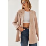Bianco Lucci Kadın Kruvaze Blazer Ceket MBMS045 60501045