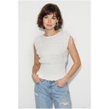 Bianco Lucci Kadın Omuzdan Bağlama Detaylı Büzgü İşlemeli Fit Kesim Triko Bluz 2743 60286377