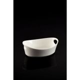 Bianco Perla Porselen Kayık Kase - 23 Cm