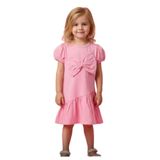 BİANCOFİGLİO Bebek fiyonklu elbise Pembe 3 Yaş