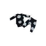 BİANCOFİGLİO BEBEK TAKIM ŞALVAR MODEL Siyah 6-9 AY