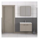 Biani Fix Loft 75 CM Latte Banyo Dolabı
