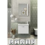 Biani Fix Maxila 60 CM Beyaz Banyo Dolabı