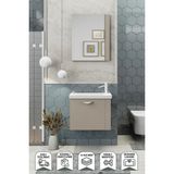 Biani Fix Maxila 60 CM Cappucino Banyo Dolabı