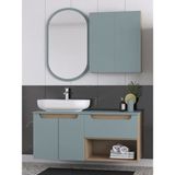 Biani Katia 120 cm Buz Mavisi Banyo Dolabı