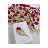 Bianı Tasarım Kişiye Özel Kartlı Gold Melek Ayna, Kına Gecesi, Bekarlığa Veda, Bride Party Hediyelik 20 Adet