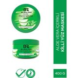 Bianna Black&Red Aloe Vera İçerikli Killi Yüz Maskesi Yenileyici Etkili 400G Tüm Cilt Tipleri İçin