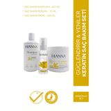 Bianna Keratin 3'lü Saç Bakım Seti - Şampuan - Serum - Krem