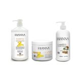 Bianna Keratin Şampuan 1000 ml ve Keratin Saç Maskesi 550 ml + El ve Vücut Losyonu Hindistan Cevizi 400 ml 3' Lü Set